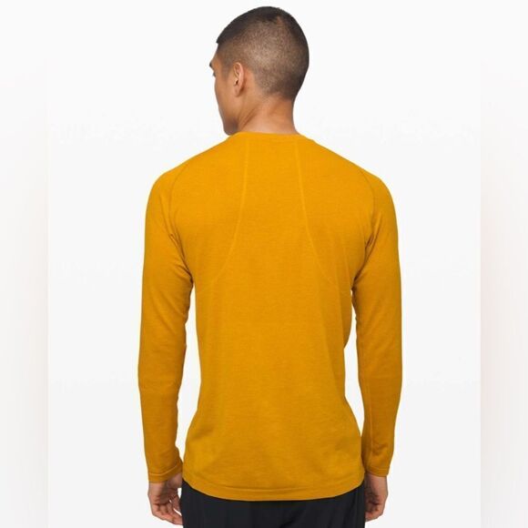 Lululemon Metal Vent Tech Long Sleeve 2.0 Fools Gold / Honeycomb Size XL - Picture 2 of 10
